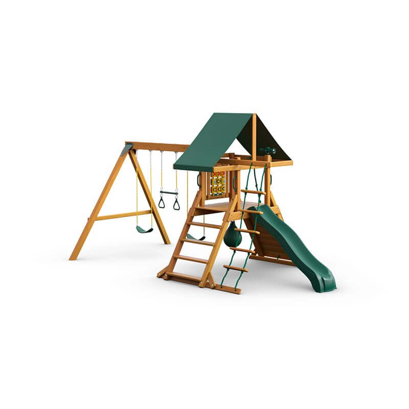 Gorilla Playsets High Point II Swing Set Front Left Side View