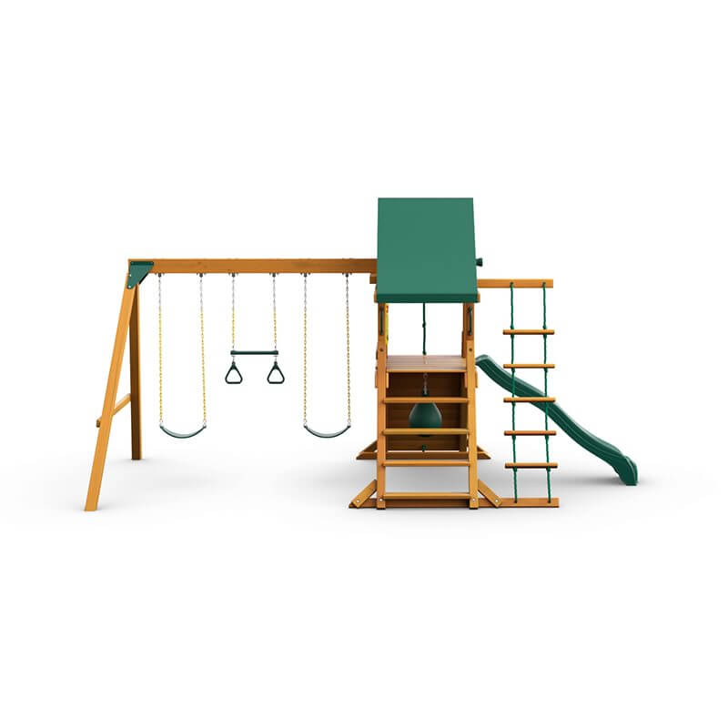 Gorilla Playsets High Point II Swing Set Left Side View