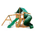 Gorilla Playsets Mountaineer Swing Set Deluxe Green Vinyl Canopy Corner View