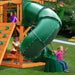 Gorilla Playsets Mountaineer Swing SetSliding On A Tube Slide