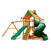 Gorilla Playsets Mountaineer Swing Set Standard Wood Roof Corner View