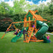 Gorilla Playsets Mountaineer Swing Set Treehouse Corner View With Kids Outdoor