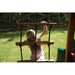 Gorilla Playsets Mountaineer Swing Set Up Close Of A Girl Climbing A Rope Ladder