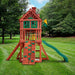 Gorilla Playsets Nantucket II Swing Set Side View Outdoor