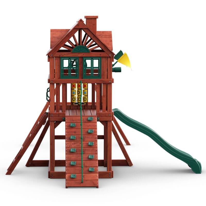 Gorilla Playsets Nantucket II Swing Set Side View