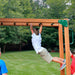 Gorilla Playsets Navigator Swing Set A Kid On Monkey Bar