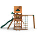 Gorilla Playsets Navigator Swing Set Standard Wood Roof Right Side View