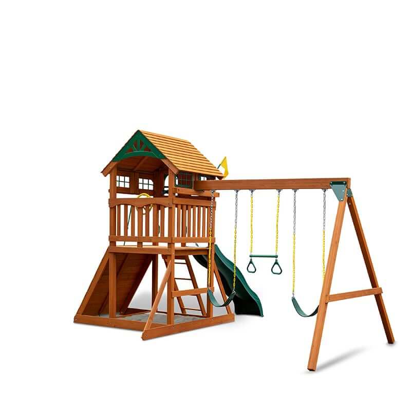 Gorilla Playsets Outing Standard Wood Roof Facing Left