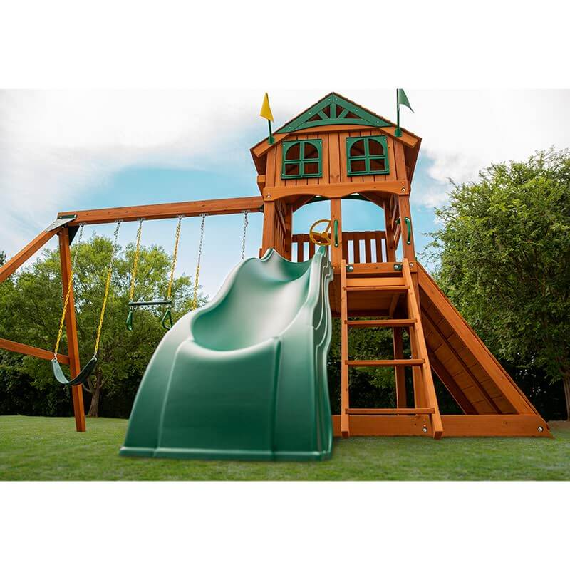 Gorilla Playsets Outing Standard Wood Roof Front View