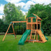 Gorilla Outing with Tube Slide wood roof corner view