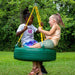 Gorilla Playsets Pioneer Peak Swing Set 2 Kids On A Tire Swing