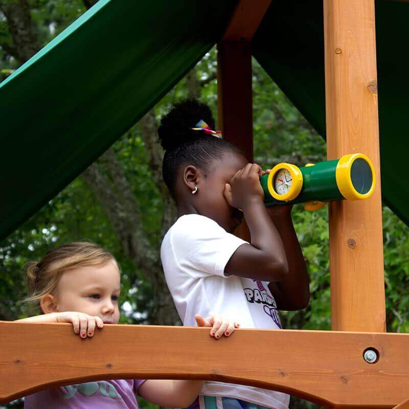 Gorilla Playsets Pioneer Peak Swing Set Jumbo Binoculars