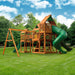 Gorilla Playsets Treasure Trove II Standard Wood Roof Rear Right Side View