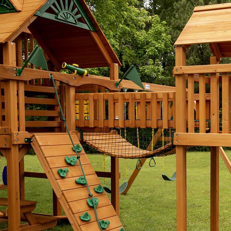 Gorilla Playsets Treasure Trove II Swing Set Bridge