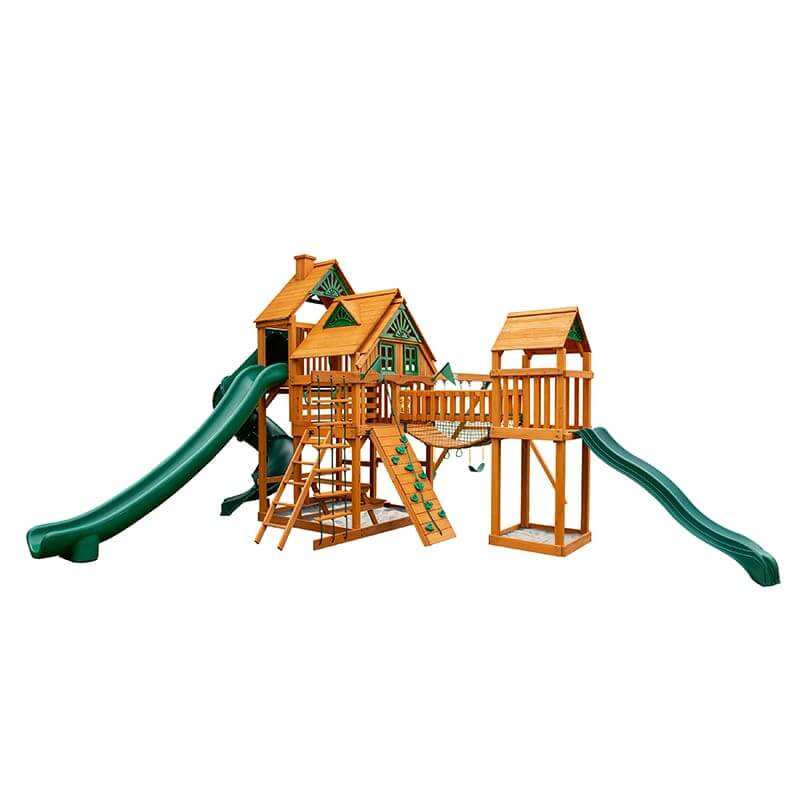 Gorilla Playsets Treasure Trove II Treehouse Add-On Corner View