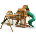 Gorilla Playsets Treasure Trove I Standard Wood Roof Rear Right Side View