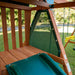 Gorilla Playsets Wooden Swing Set With Slide Top View Of Slide