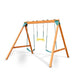 Gorilla Playsets Wooden Swing Set Without Slide Corner View