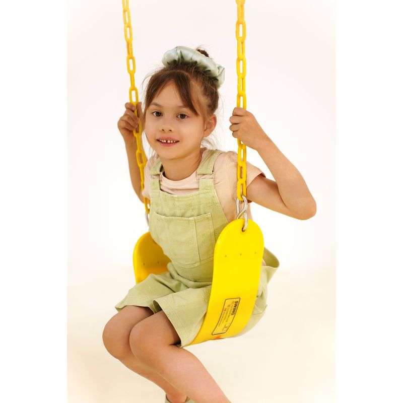 Hawthorn XL | Octagon Outdoor Jungle Gym with a girl on a swing