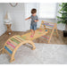 Hazel Pikler Triangle Slide Rocker Set Natural Colored Bars and Rocker Bridge