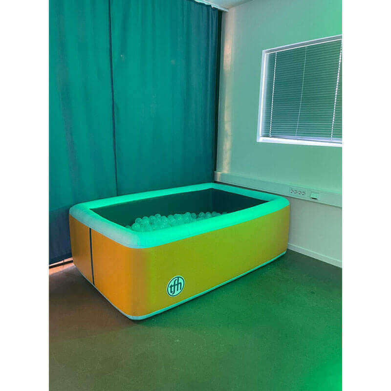 Heavy Duty Inflatable Ball Pool Yellow Exterior