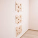 Home Climbing Wall 3 Set Natural Wood Side View