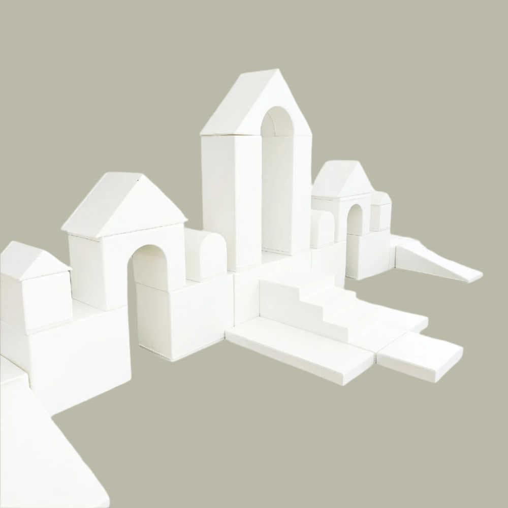 iglu soft play set castle in white
