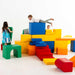 iglu soft play set castel multicolor front view