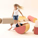iglu soft play set in pink pastels with kids playing