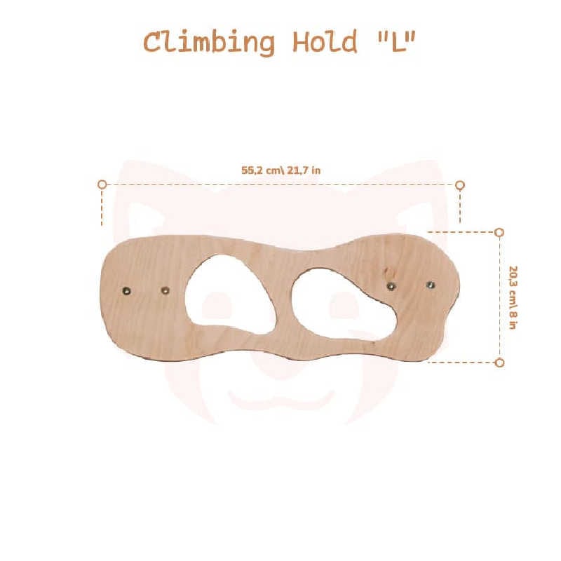 Indoor climbing wall for kids piece dimensions