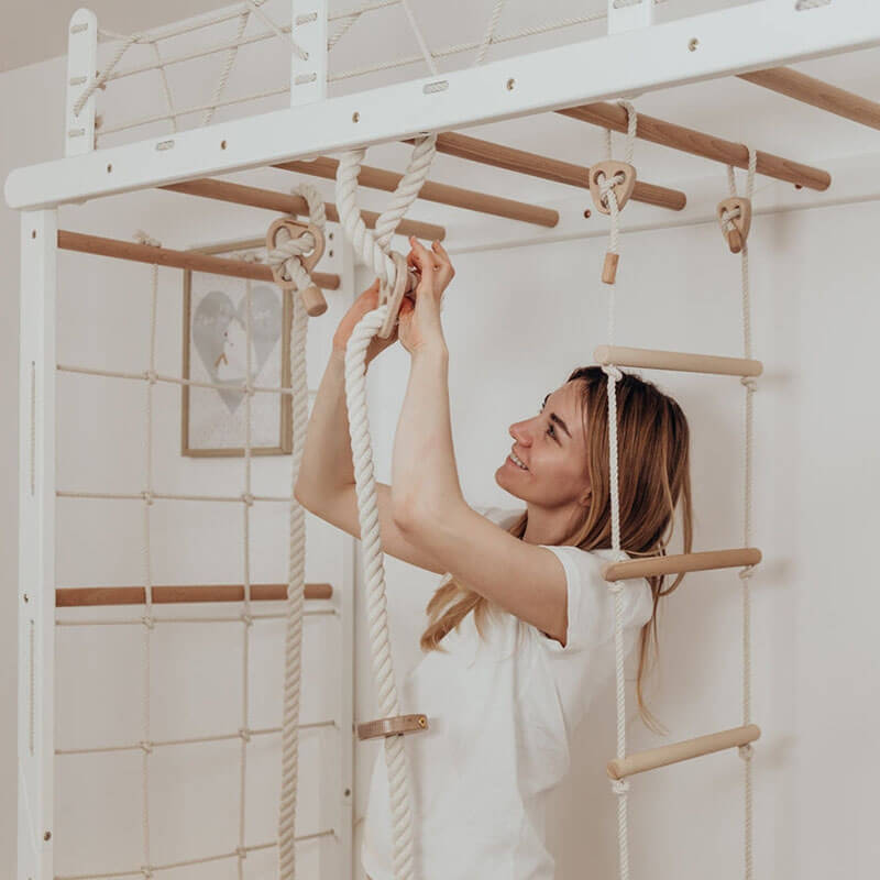 Indoor Monkey Bars Close Up