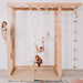 Indoor Monkey Bars Natural Wood Ladder