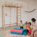 Indoor Monkey Bars Swedish Ladder Bridge Kids Playing