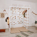 Indoor Monkey Bars White Swedish Ladder Bridge Kids Playing