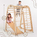 Indoor Wooden Playground for Children - 6in1 Playground Dimensions