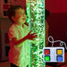 Interactive Bubble Tube Glowing in Green Tube Control Panel