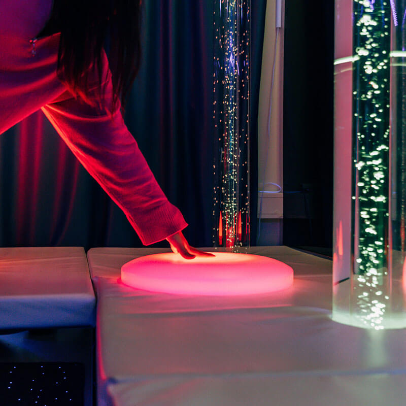 Interactive Dance Floor Tiles - 6ittl - Light Disc Pink