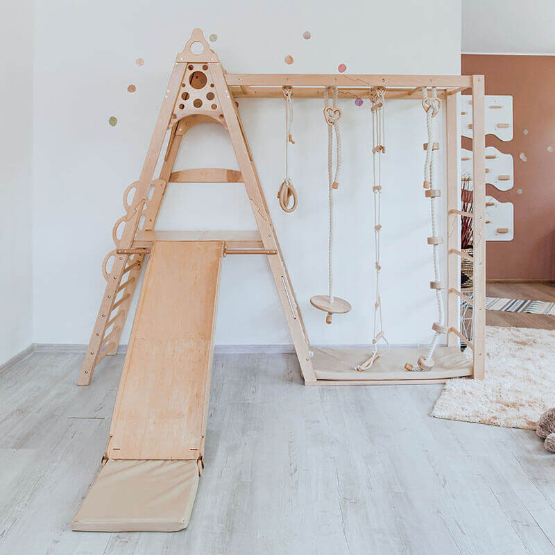 Kid Climbing Structure Front View