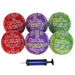 kid-wise-arc-arena-ii-sport-bounce-house-6-inch-neoprene-balls
