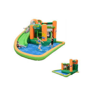 kid-wise-endless-fun-11-in-1-bouncer-and-waterslide-full-view-front-and-rear