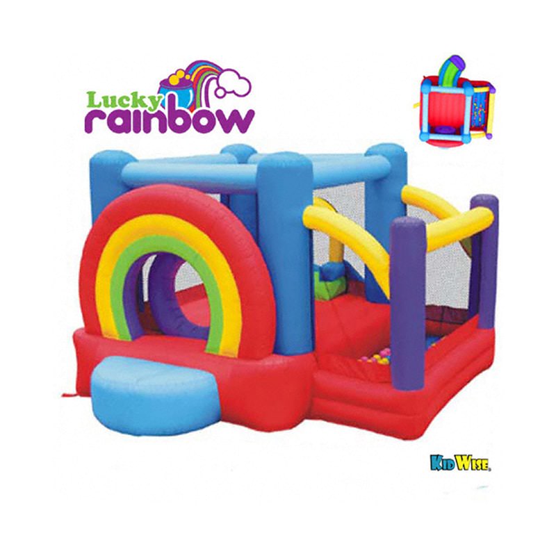 kid-wise-lucky-rainbow-bounce-house-corner-view