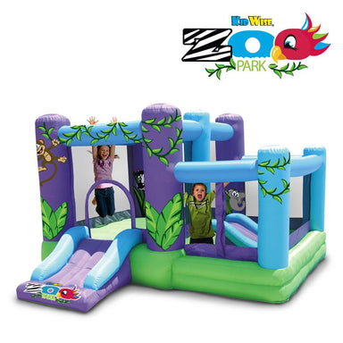 kid-wise-zoo-park-inflatable-bounce-house-with-ball-pit-corner-view-full