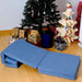 Kidodido Transformable Kids Play Mat and Couch - Multipurpose Baby Play Mat and Kids Couch Blue Pillow Side Folds Reverse