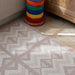 Kilim Play Mat in Soft Clay  in a playroom