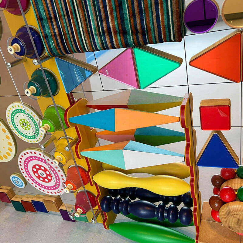 Kinetic Wonder Wall For Sensory Rooms with  Reveal Hidden Symbols