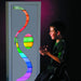 Ladder Sensory Lights in Curving Abstract Shape and Rainbow Horizontal Segments for Sensory Rooms