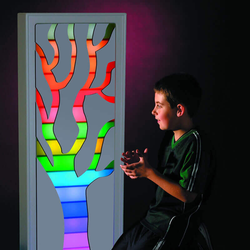 Ladder Sensory Lights in a Tree-Shaped Sensory Panel for a sensory room