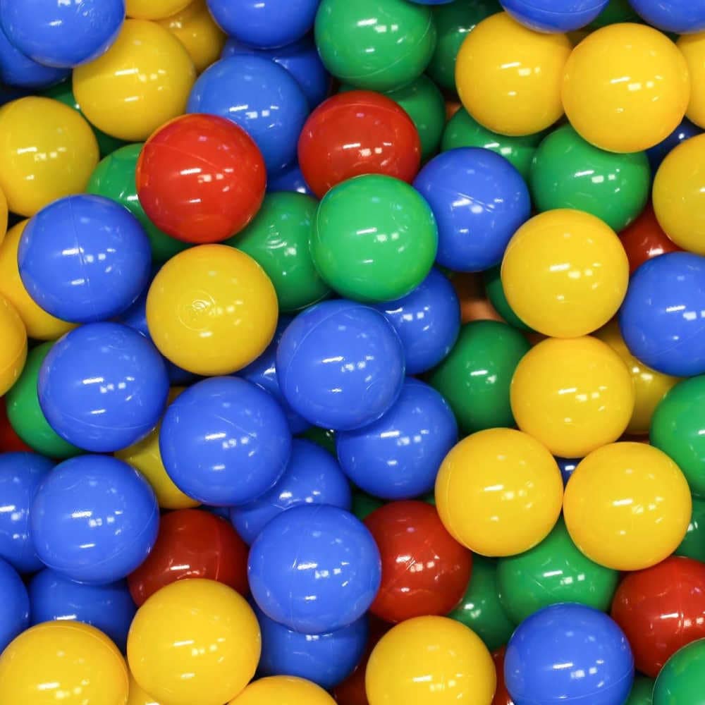 large ball pit balls - 500 multicolor