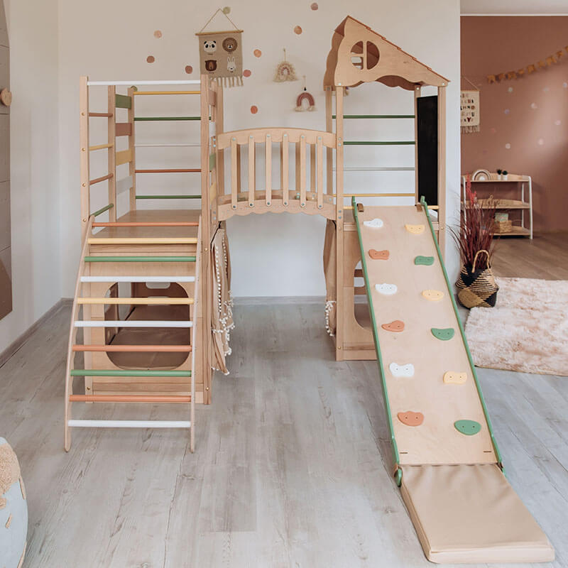 Indoor Climber for kids Morning Light Front View