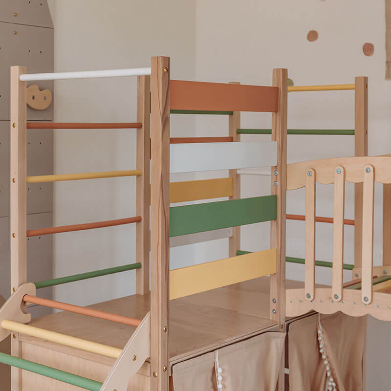 Indoor Climber for Kids Morning Light Raised Platform